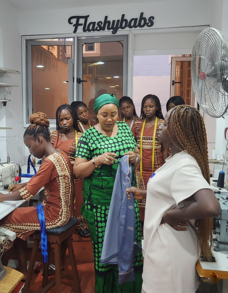 FLASHYBABS FASHION ACADEMY IN OJODU BERGER